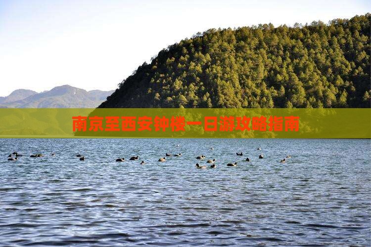 南京至西安钟楼一日游攻略指南