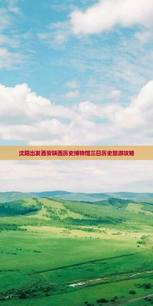 沈阳出发西安陕西历史博物馆三日历史旅游攻略