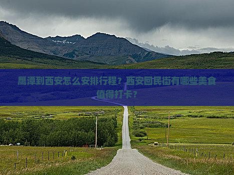 鹰潭到西安怎么安排行程？西安回民街有哪些美食值得打卡？