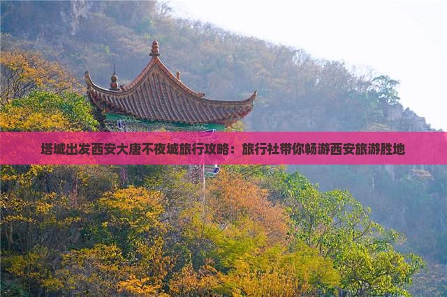 塔城出发西安大唐不夜城旅行攻略：旅行社带你畅游西安旅游胜地
