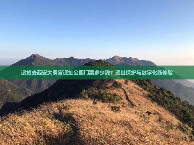 诸城去西安大明宫遗址公园门票多少钱？遗址保护与数字化新体验