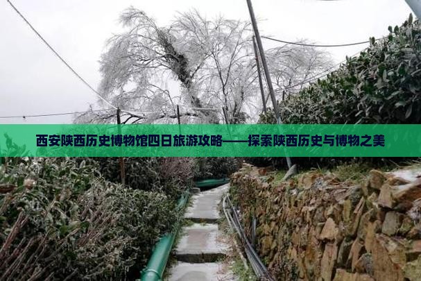 西安陕西历史博物馆四日旅游攻略——探索陕西历史与博物之美
