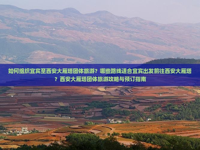 如何组织宜宾至西安大雁塔团体旅游？哪些路线适合宜宾出发前往西安大雁塔？西安大雁塔团体旅游攻略与预订指南