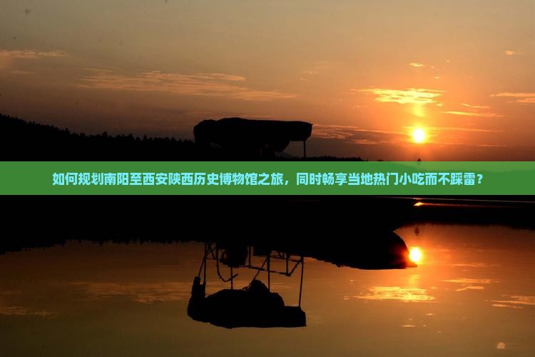 如何规划南阳至西安陕西历史博物馆之旅，同时畅享当地热门小吃而不踩雷？