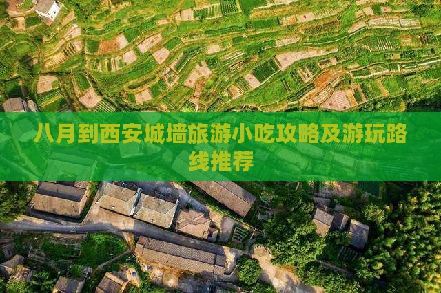 八月到西安城墙旅游小吃攻略及游玩路线推荐