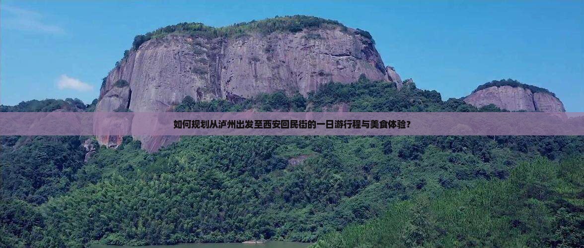 如何规划从泸州出发至西安回民街的一日游行程与美食体验？