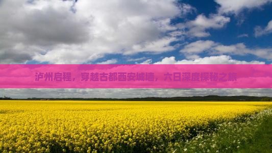 泸州启程，穿越古都西安城墙，六日深度探秘之旅