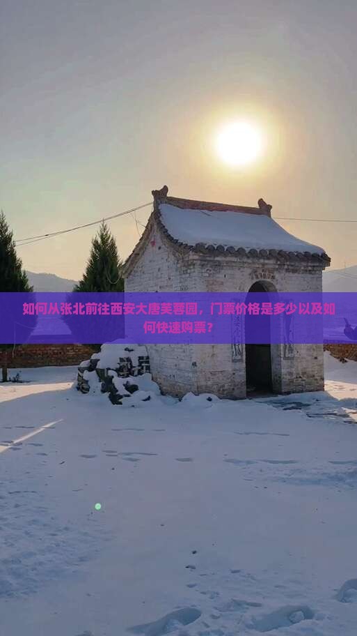如何从张北前往西安大唐芙蓉园，门票价格是多少以及如何快速购票？
