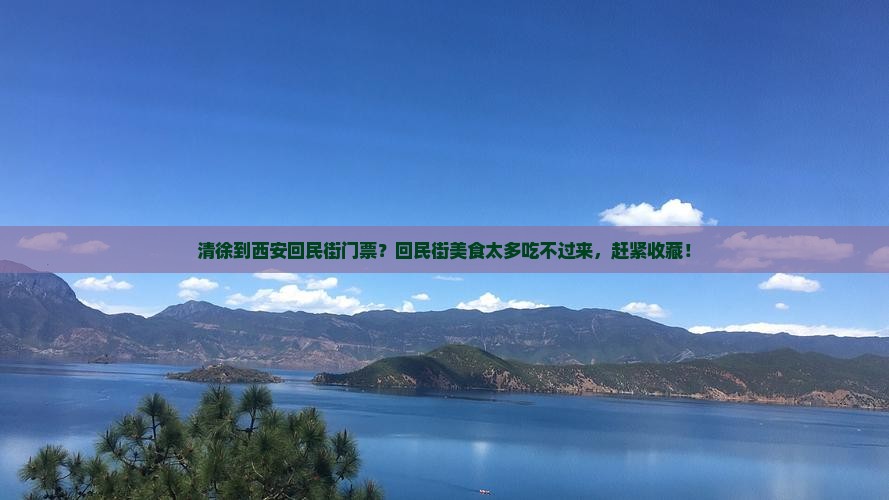 清徐到西安回民街门票？回民街美食太多吃不过来，赶紧收藏！