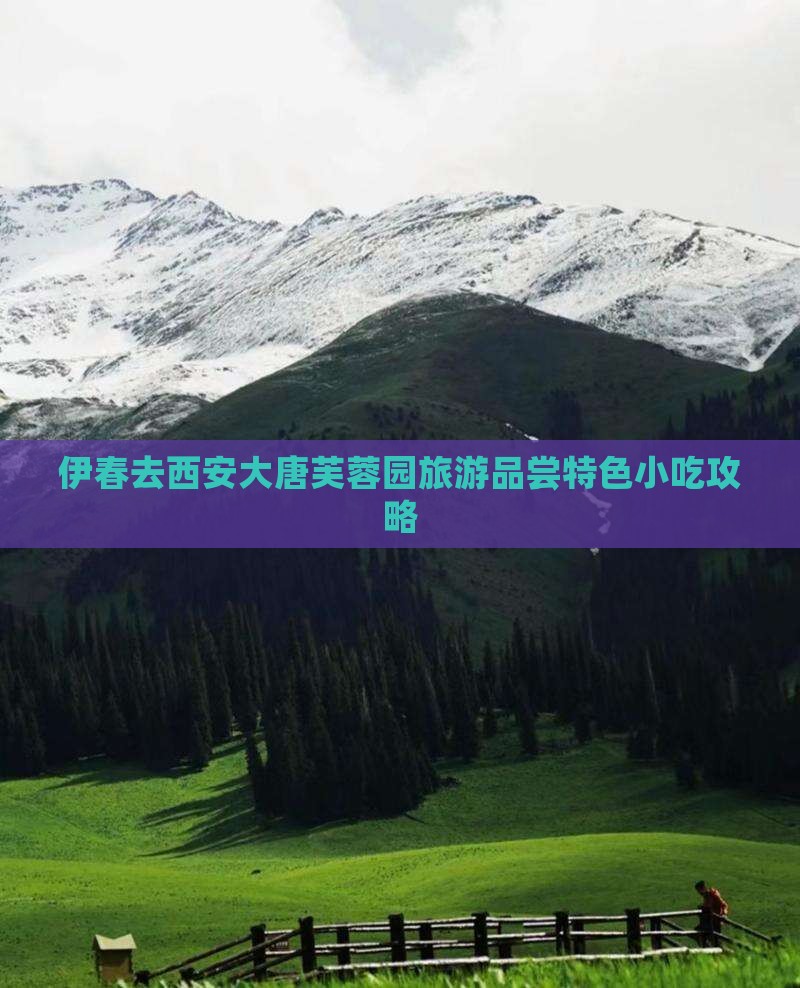 伊春去西安大唐芙蓉园旅游品尝特色小吃攻略