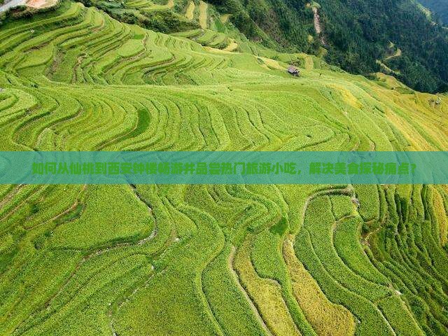 如何从仙桃到西安钟楼畅游并品尝热门旅游小吃，解决美食探秘痛点？