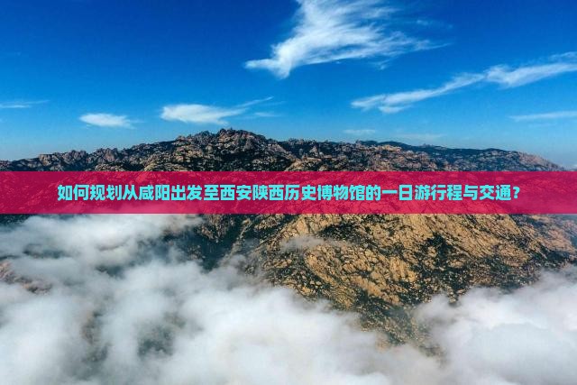 如何规划从咸阳出发至西安陕西历史博物馆的一日游行程与交通？