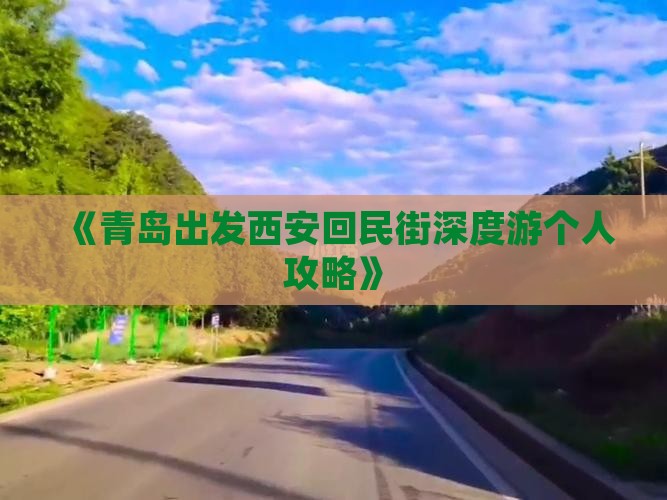 《青岛出发西安回民街深度游个人攻略》
