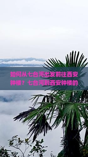 如何从七台河出发前往西安钟楼？七台河到西安钟楼的交通方式是什么？西安钟楼游览攻略及交通指南