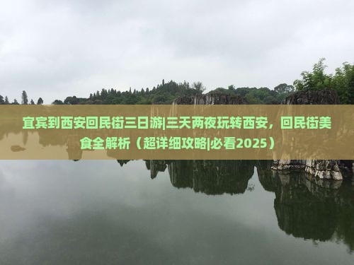 宜宾到西安回民街三日游