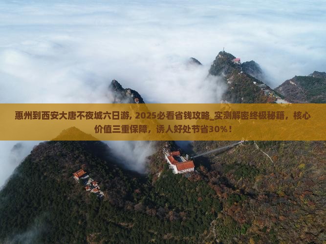 惠州到西安大唐不夜城六日游