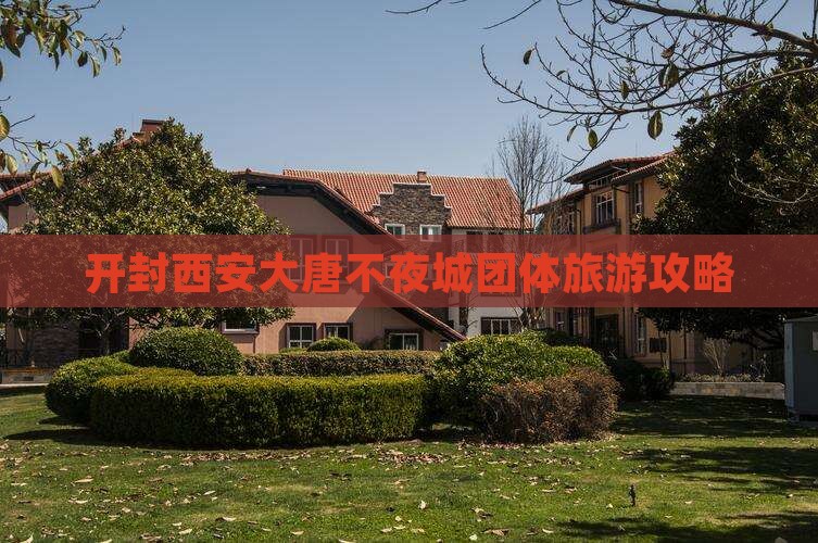 开封到西安大唐不夜城团体旅游