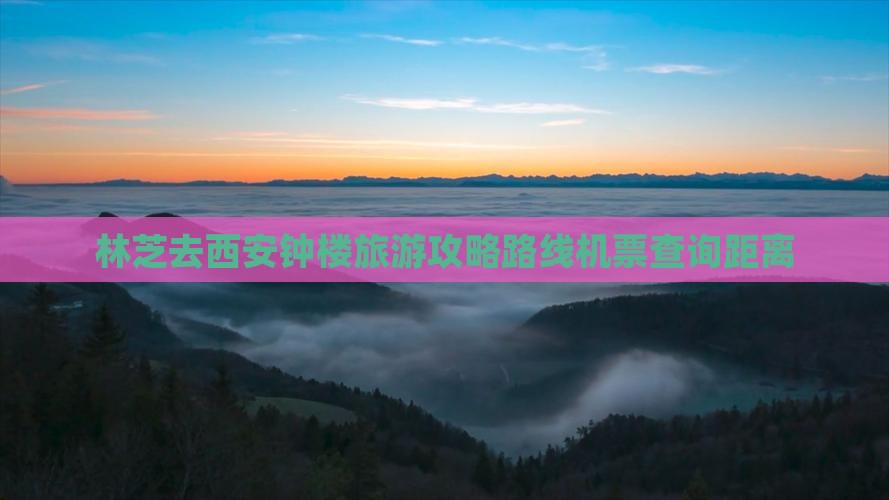 林芝去西安钟楼旅游