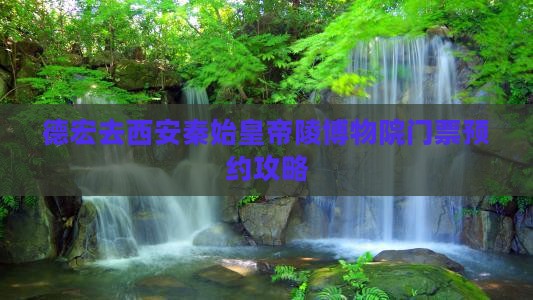 德宏去西安秦始皇帝陵博物院门票预约攻略