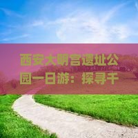 西安大明宫遗址公园一日游：探寻千年遗址之旅