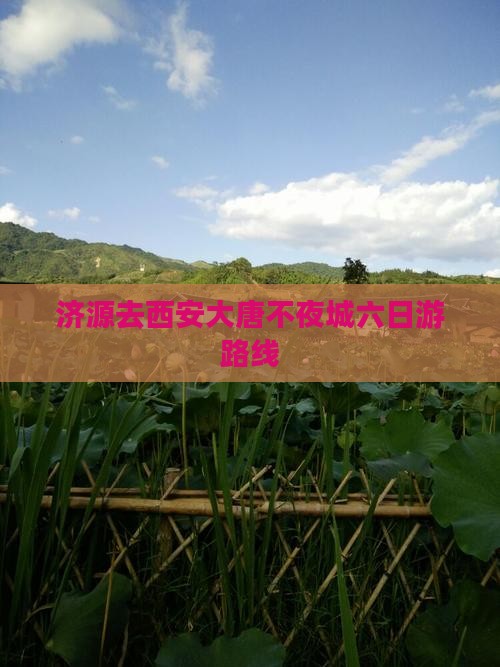 济源去西安大唐不夜城六日游路线
