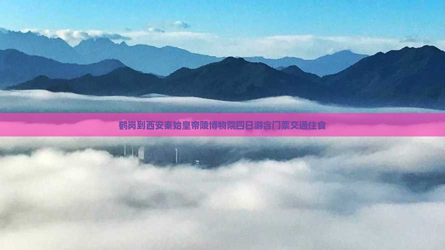 鹤岗到西安秦始皇帝陵博物院四日游含门票交通住食