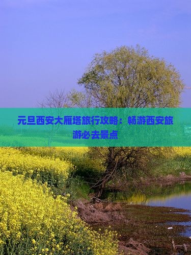 元旦西安大雁塔旅行攻略：畅游西安旅游必去景点