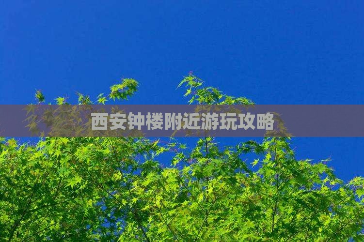 西安钟楼附近游玩攻略