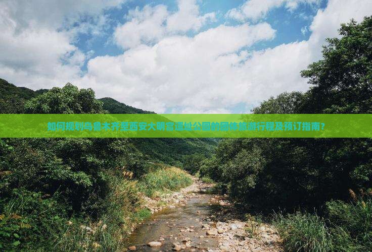 如何规划乌鲁木齐至西安大明宫遗址公园的团体旅游行程及预订指南？