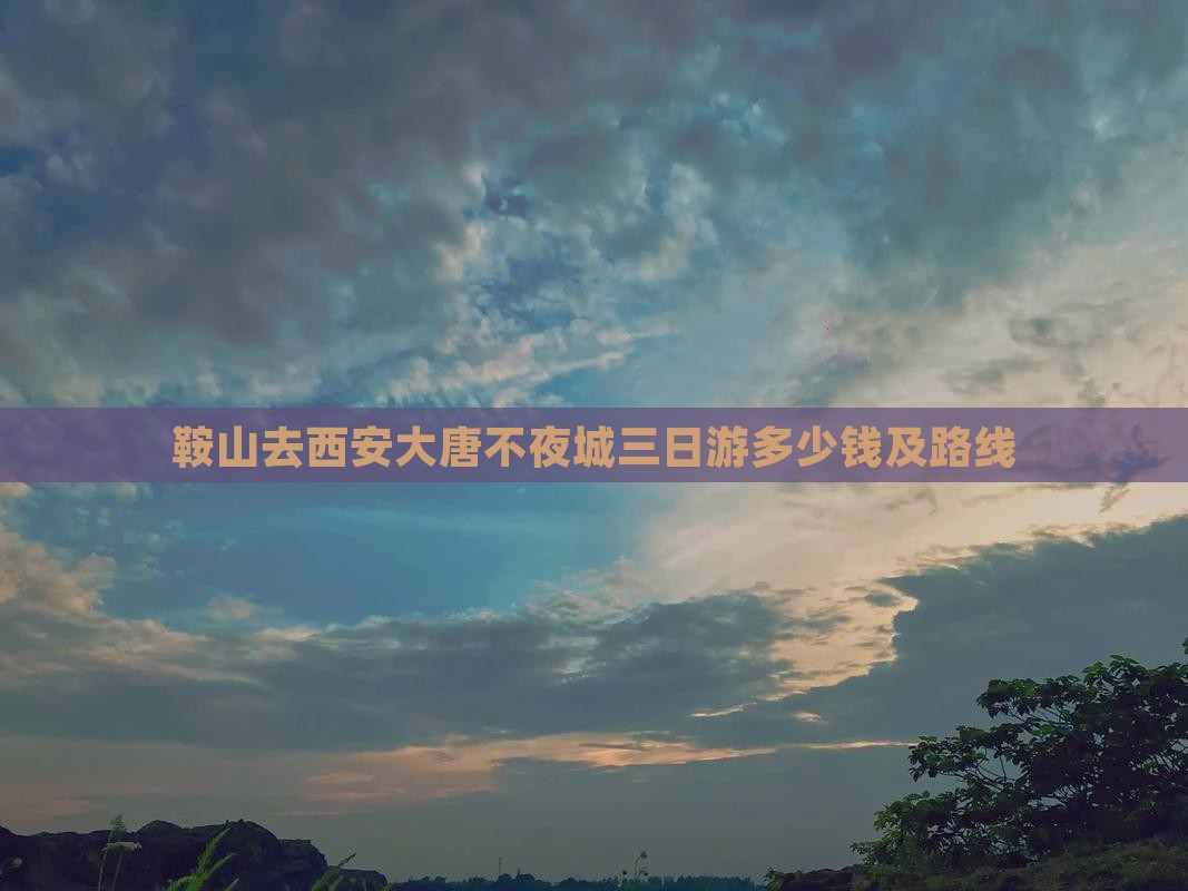 鞍山去西安大唐不夜城三日游多少钱及路线