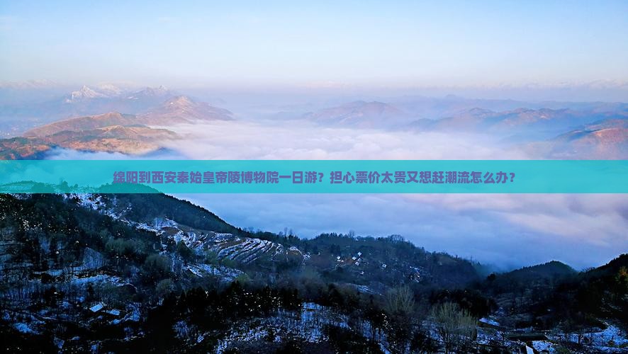 绵阳到西安秦始皇帝陵博物院一日游？担心票价太贵又想赶潮流怎么办？
