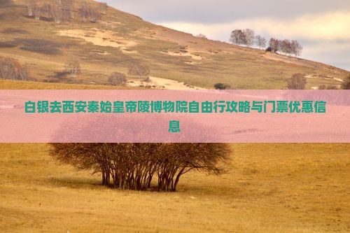 白银去西安秦始皇帝陵博物院自由行攻略与门票优惠信息