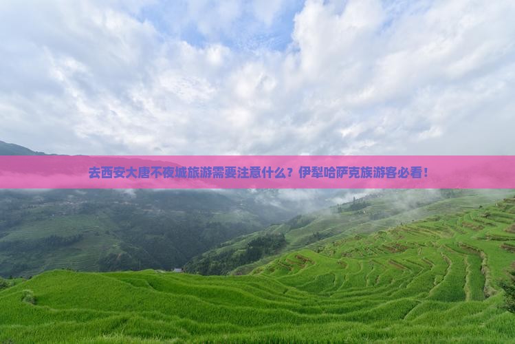 去西安大唐不夜城旅游需要注意什么？伊犁哈萨克族游客必看！