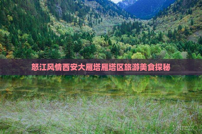 怒江风情西安大雁塔雁塔区旅游美食探秘