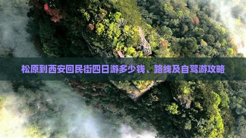 松原到西安回民街四日游多少钱、路线及自驾游攻略