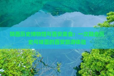 陕西历史博物馆与西安美食：一次融合历史与味蕾的西安旅游体验