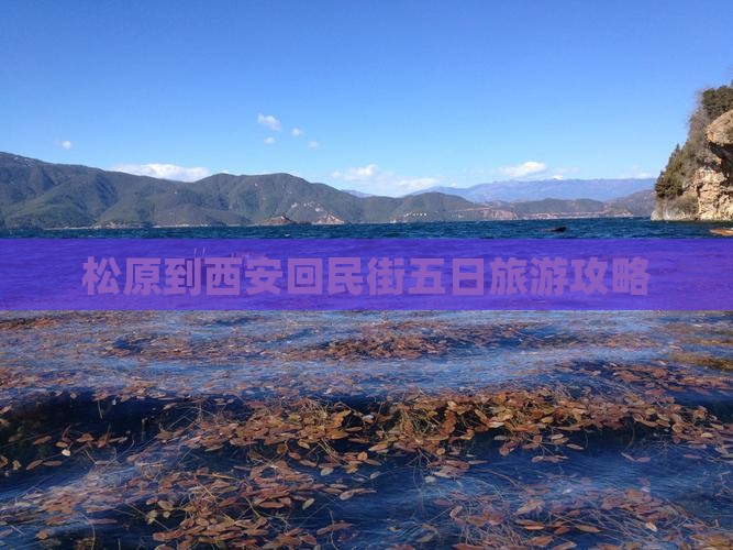 松原到西安回民街五日旅游攻略