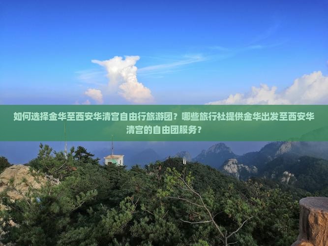 如何选择金华至西安华清宫自由行旅游团？哪些旅行社提供金华出发至西安华清宫的自由团服务？