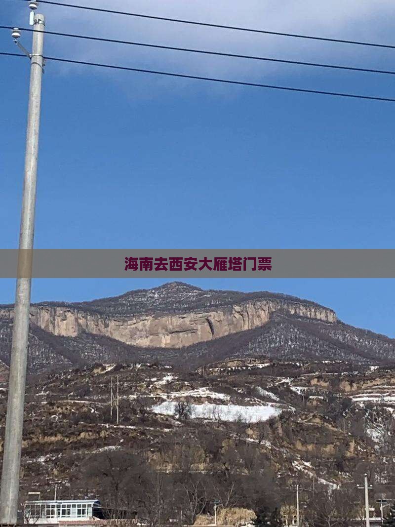 海南去西安大雁塔门票