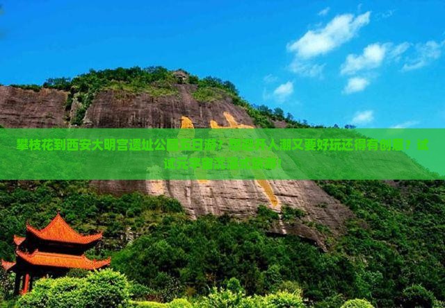 攀枝花到西安大明宫遗址公园五日游？想避开人潮又要好玩还得有创意？试试元宇宙沉浸式旅游！