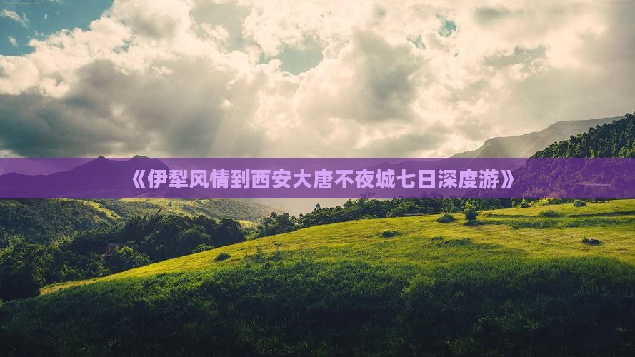 《伊犁风情到西安大唐不夜城七日深度游》