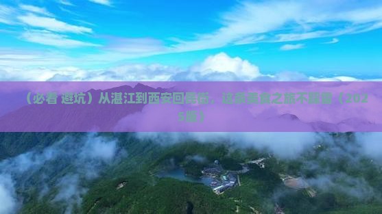 湛江去西安回民街必去地