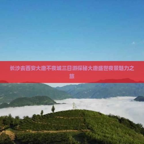 长沙去西安大唐不夜城三日游