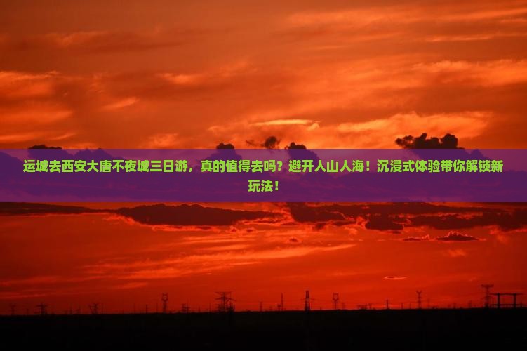 运城去西安大唐不夜城三日游