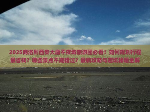 商洛到西安大唐不夜城大型旅游团