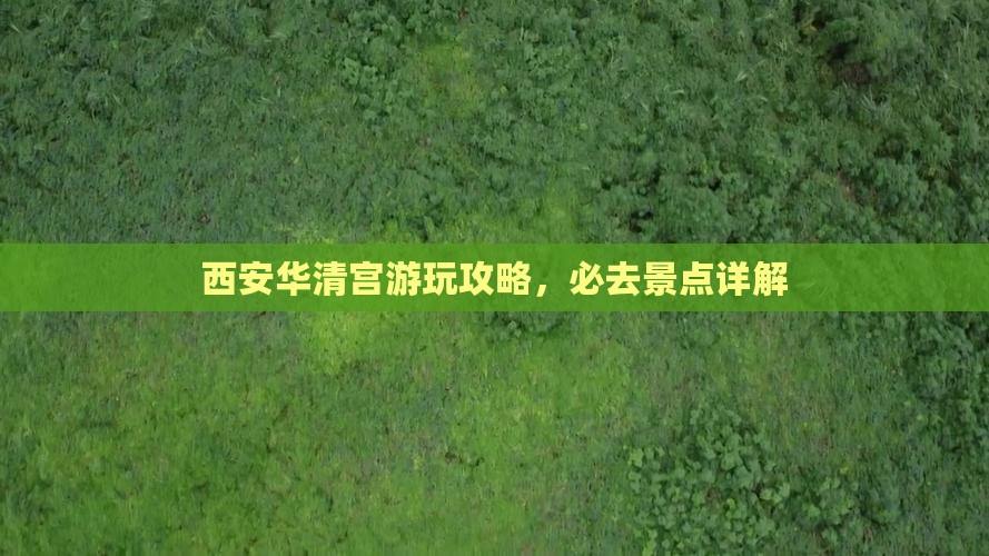 西安到西安华清宫哪里玩