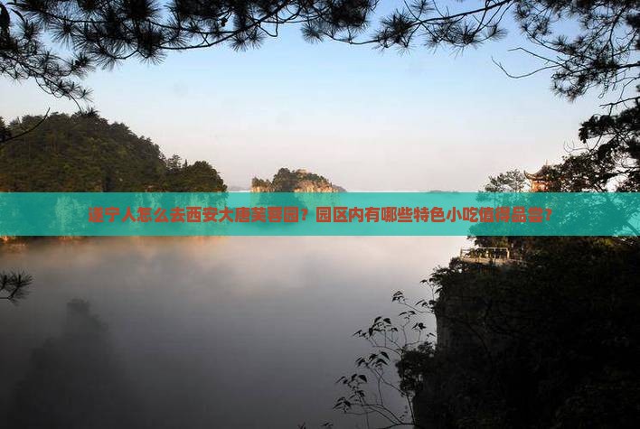遂宁人怎么去西安大唐芙蓉园？园区内有哪些特色小吃值得品尝？