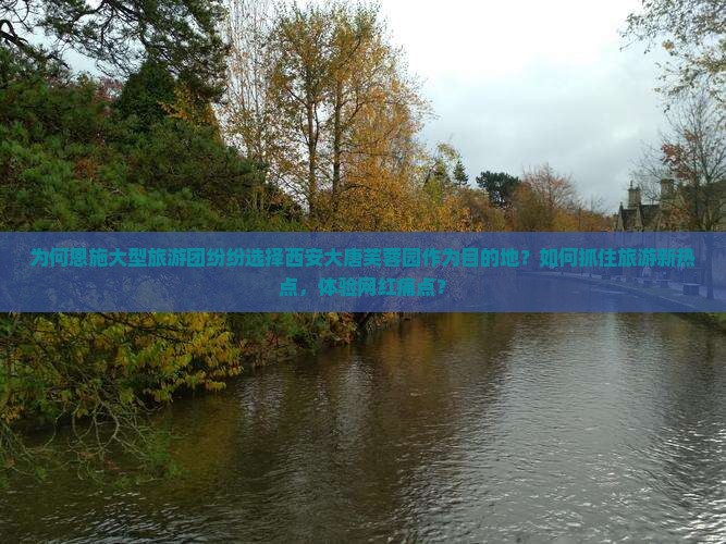 为何恩施大型旅游团纷纷选择西安大唐芙蓉园作为目的地？如何抓住旅游新热点，体验网红痛点？