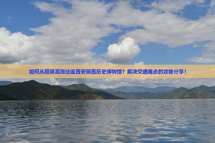 如何从阳泉高效往返西安陕西历史博物馆？解决交通痛点的攻略分享！