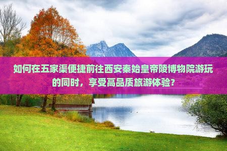 如何在五家渠便捷前往西安秦始皇帝陵博物院游玩的同时，享受高品质旅游体验？